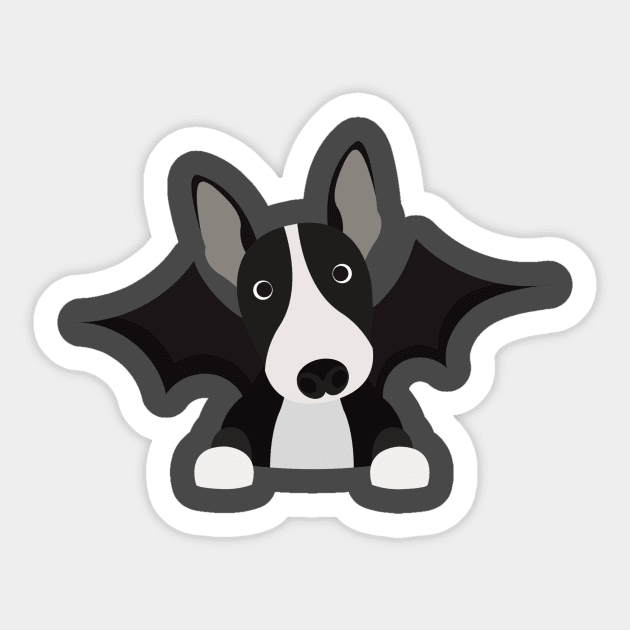 English Bull Terrier Halloween Fancy Dress Costume Sticker by DoggyStyles